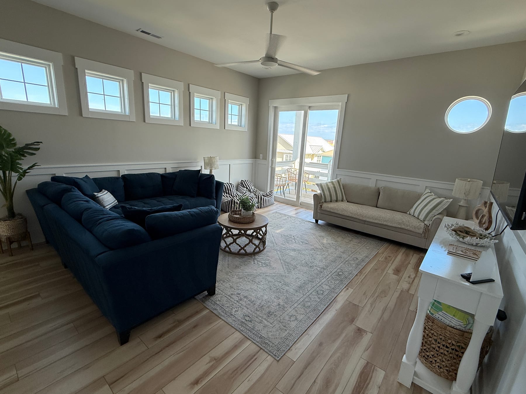 Occupied rental living room before Room Reset